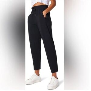 Sweaty Betty Explorer Pants, Size 6, Black, 23 Inch Inseam, Cropped Athleisure